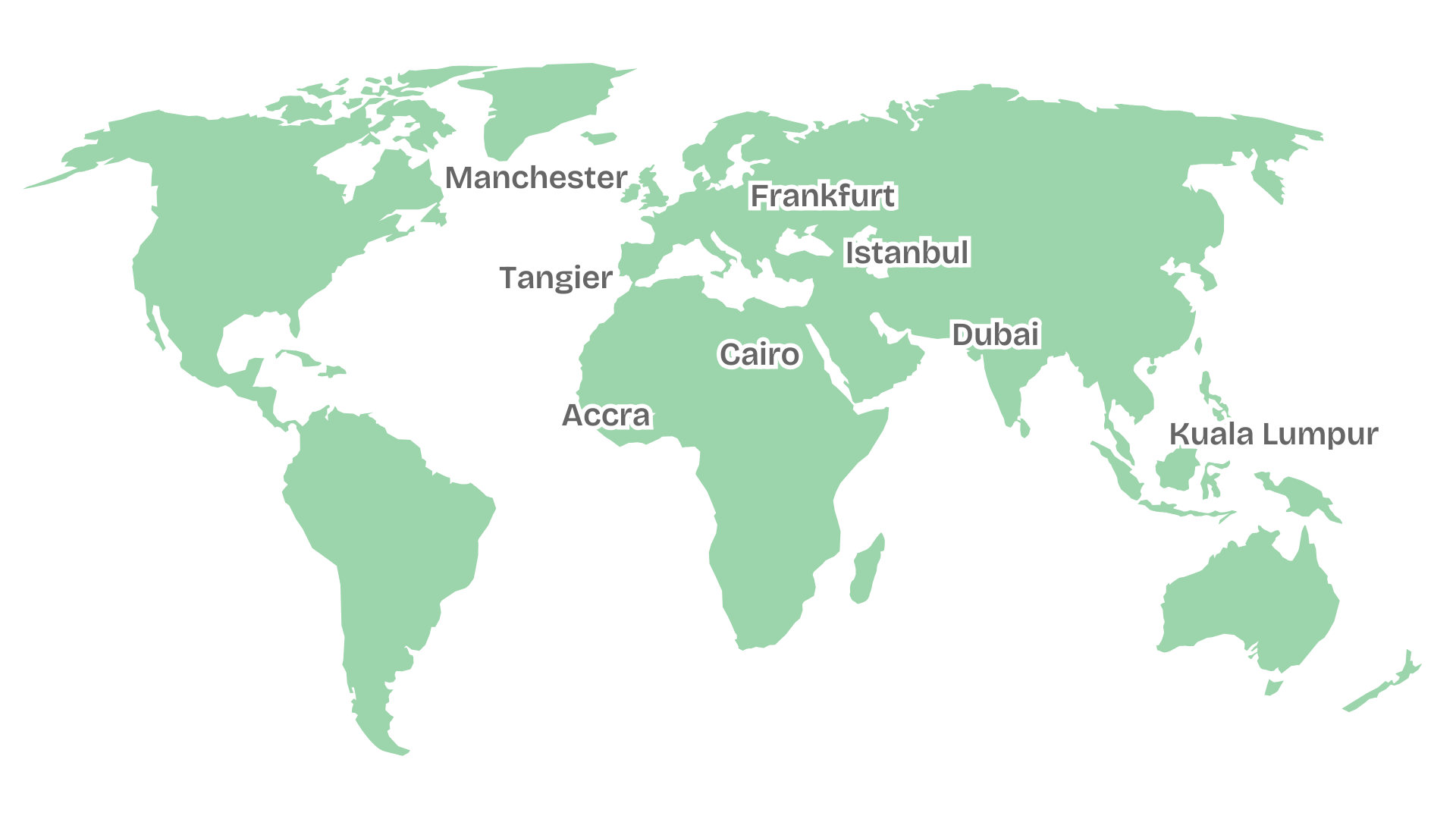 World Map Network